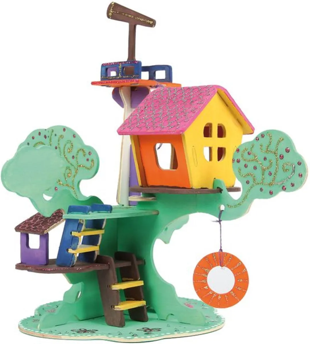 Marabu Kids 3D Boomhuis Puzzel - 37 Stuks - Multi