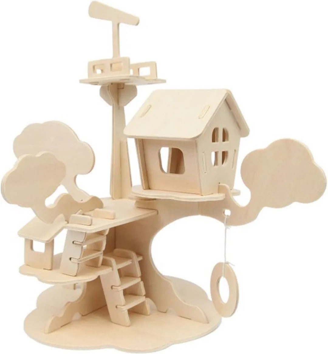 Marabu Kids 3D Boomhuis Puzzel - 37 Stuks - Multi