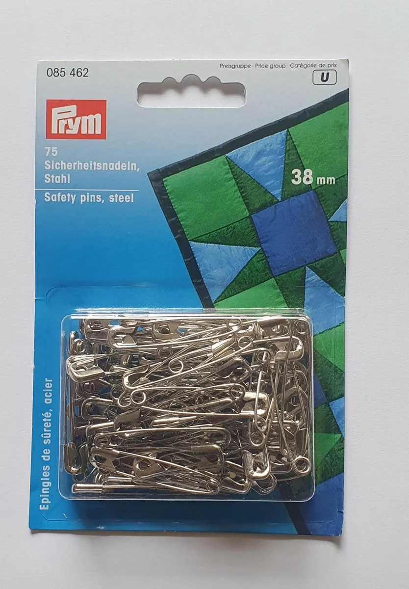 Prym Veiligheidsspelden 38mm Zilverkleurig - 75 Stuks