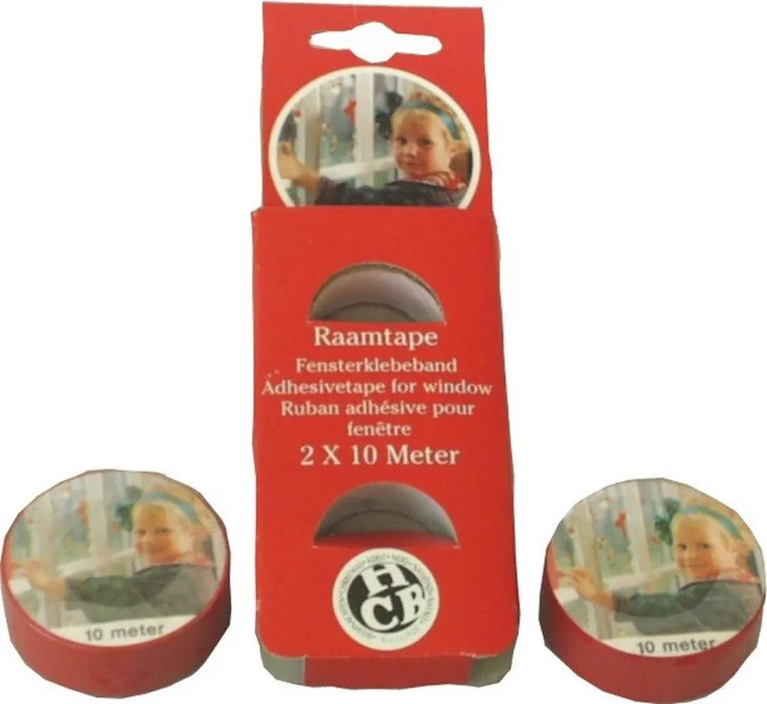 Anna's Collection Raamtape Rood