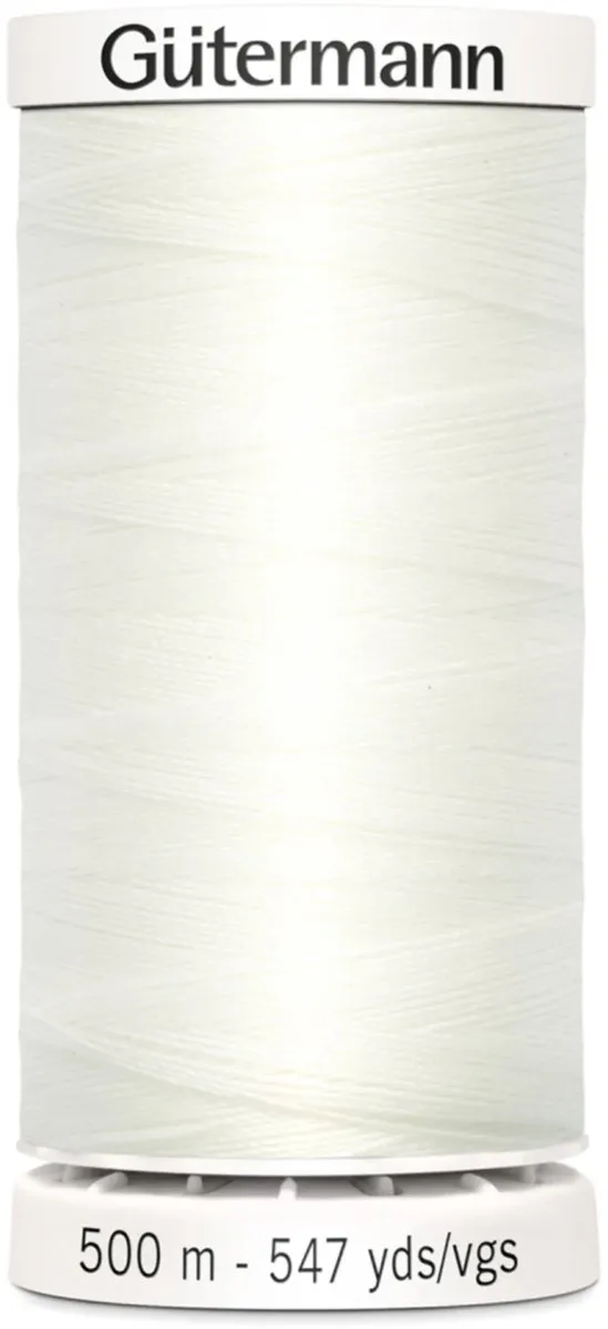 Gutermann Naaigaren Off White 500m