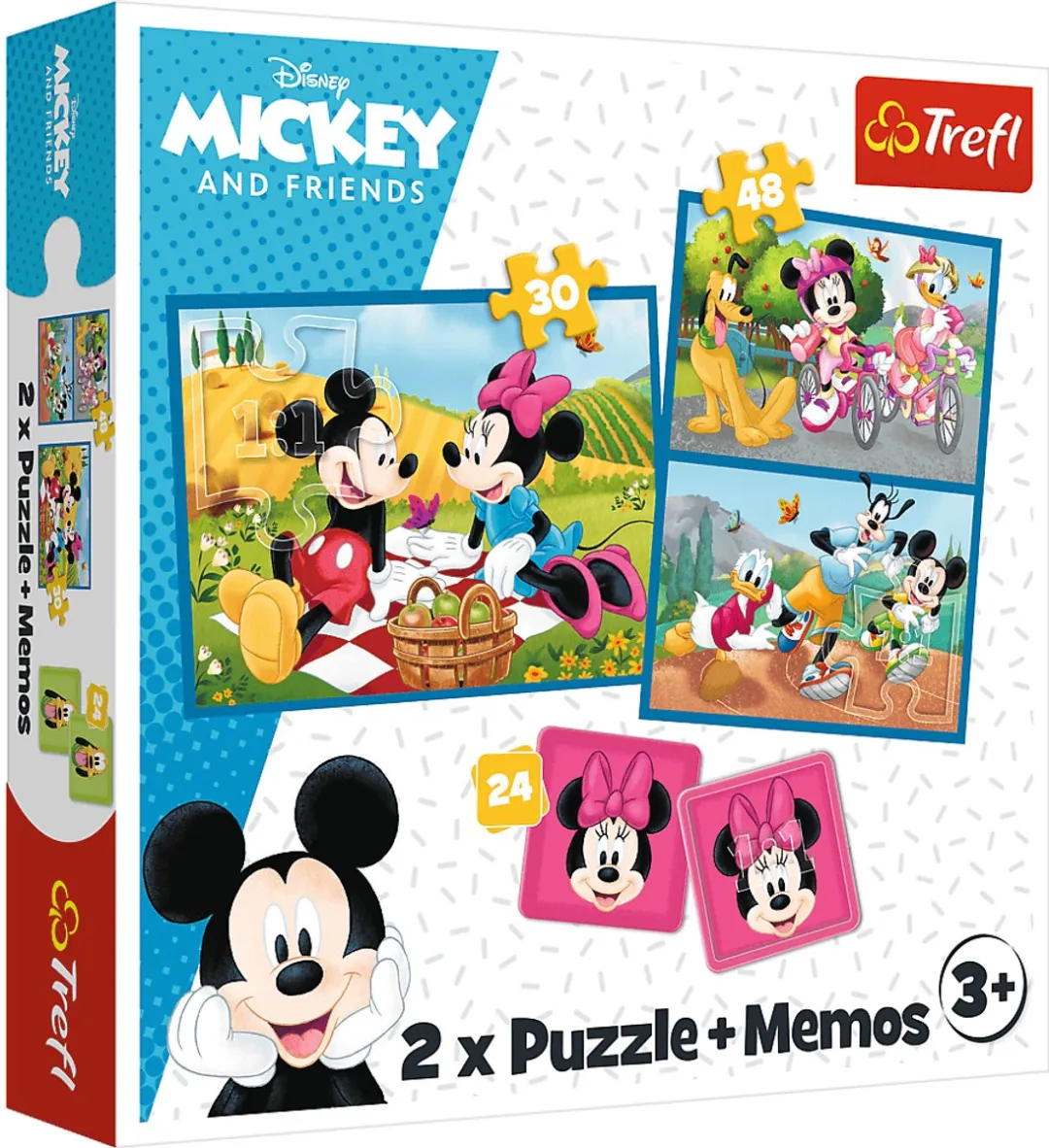 Trefl Disney 2-in-1 Puzzel & Memoryspel 48 Stuks