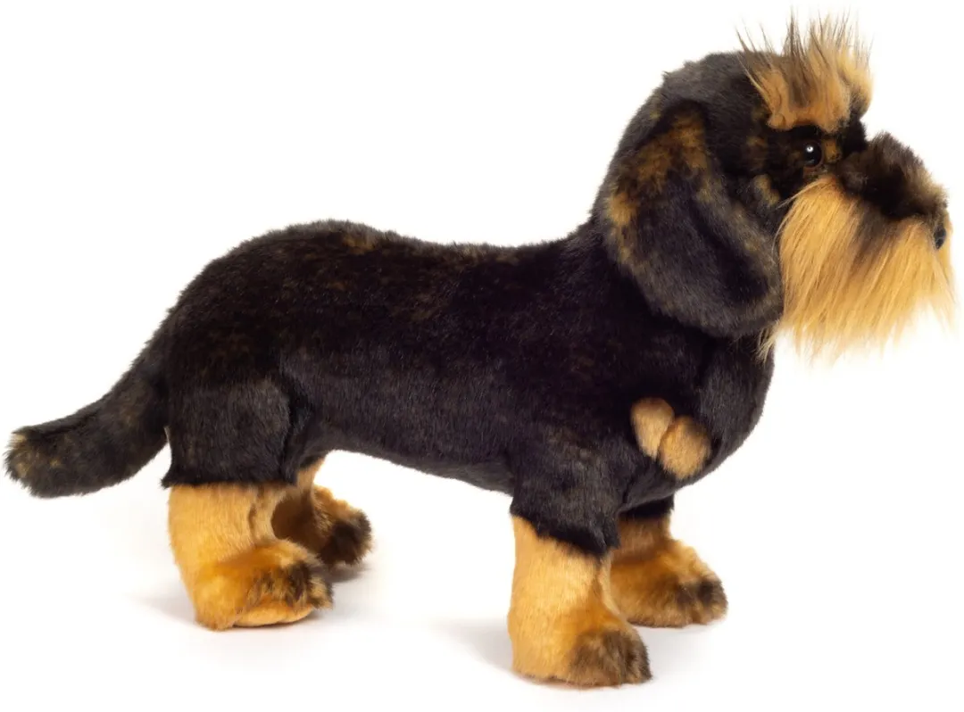 Teddy Hermann Knuffel Hond Ruwharige Teckel - Bruin