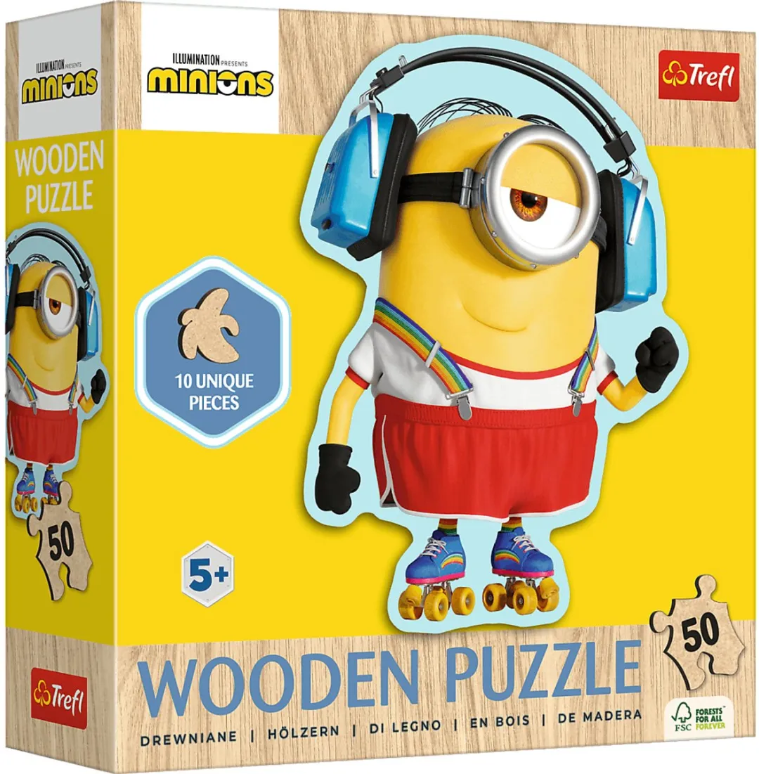 Trefl Minions Houten Puzzel 50 Stuks
