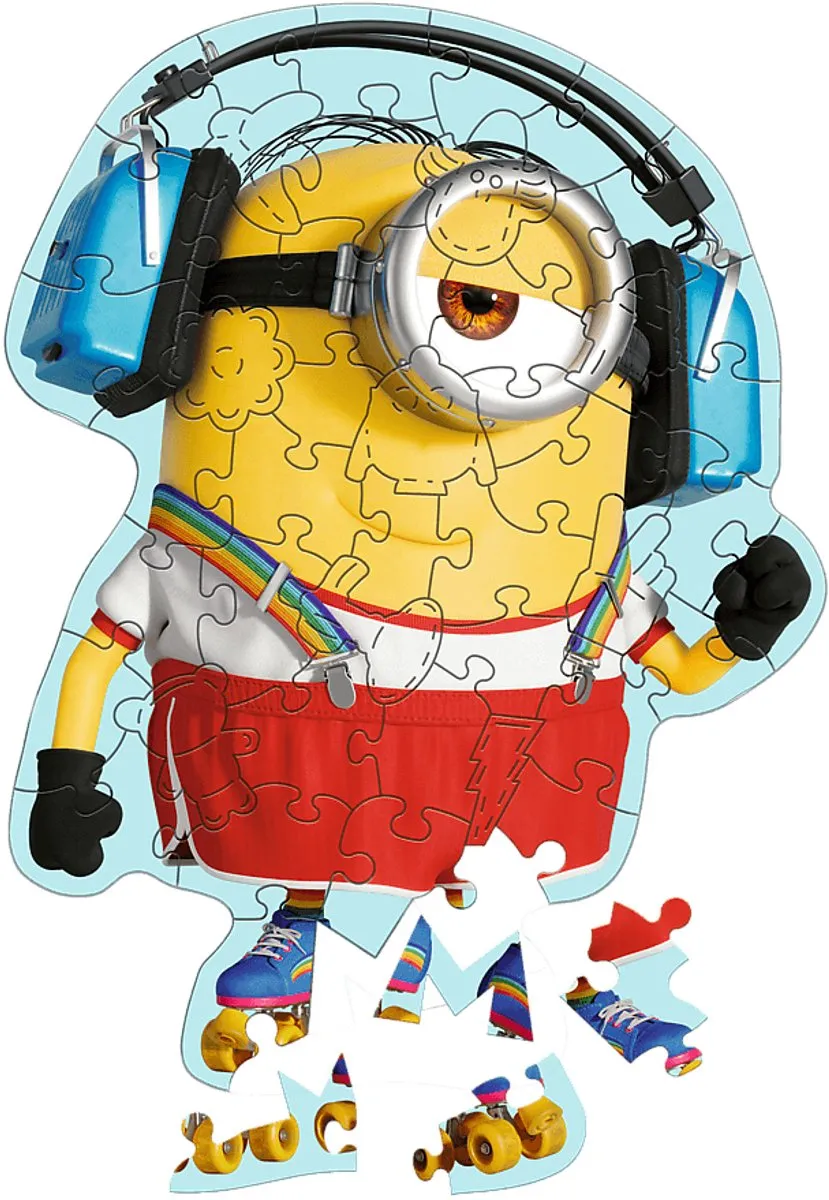 Trefl Minions Houten Puzzel 50 Stuks - Multicolor
