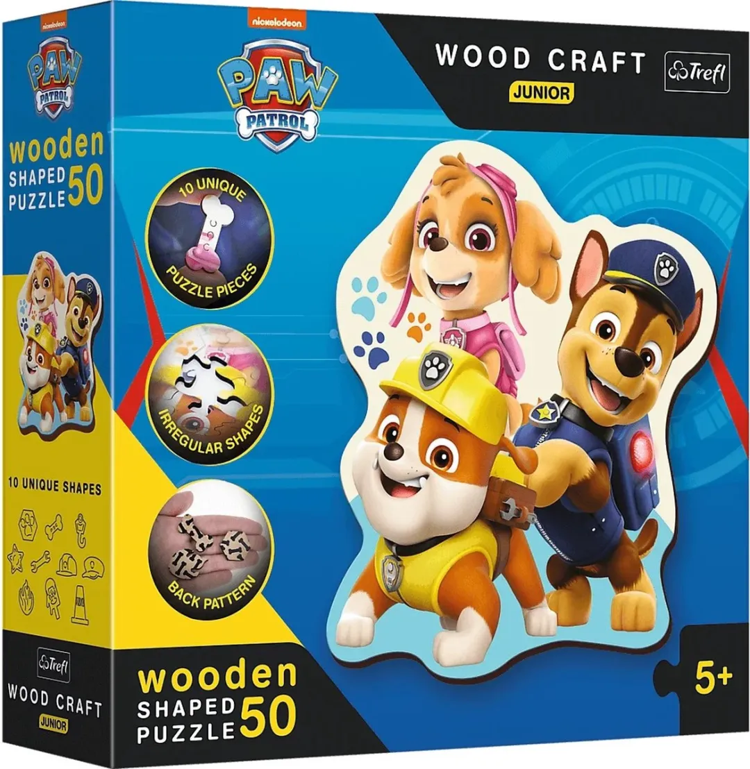 Trefl Holzpuzzel Junior 50 Paw Patrol 1000 Stuks - Multicolor