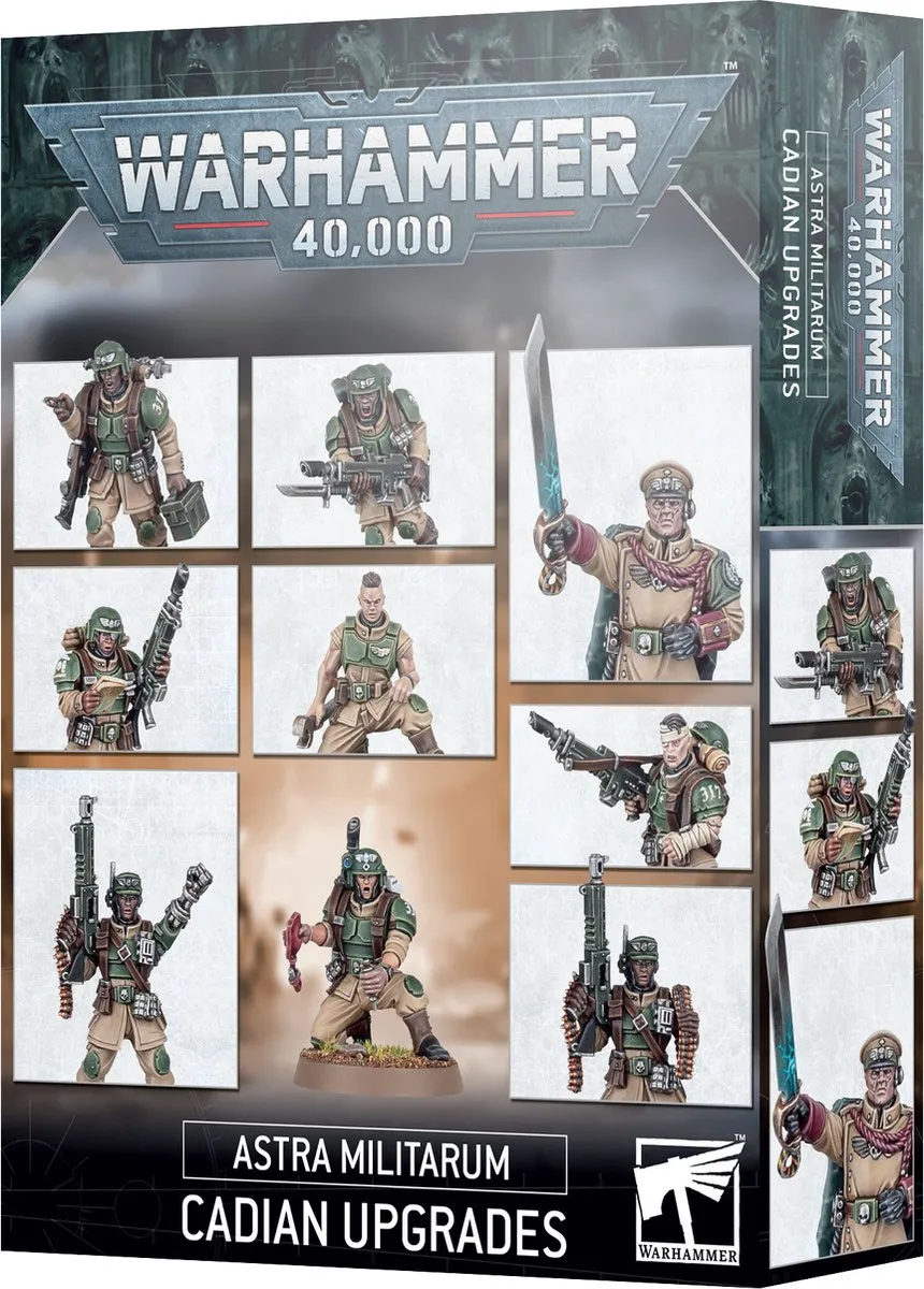 Games Workshop Astra Militarum Cadian Upgrades 87 Onderdelen