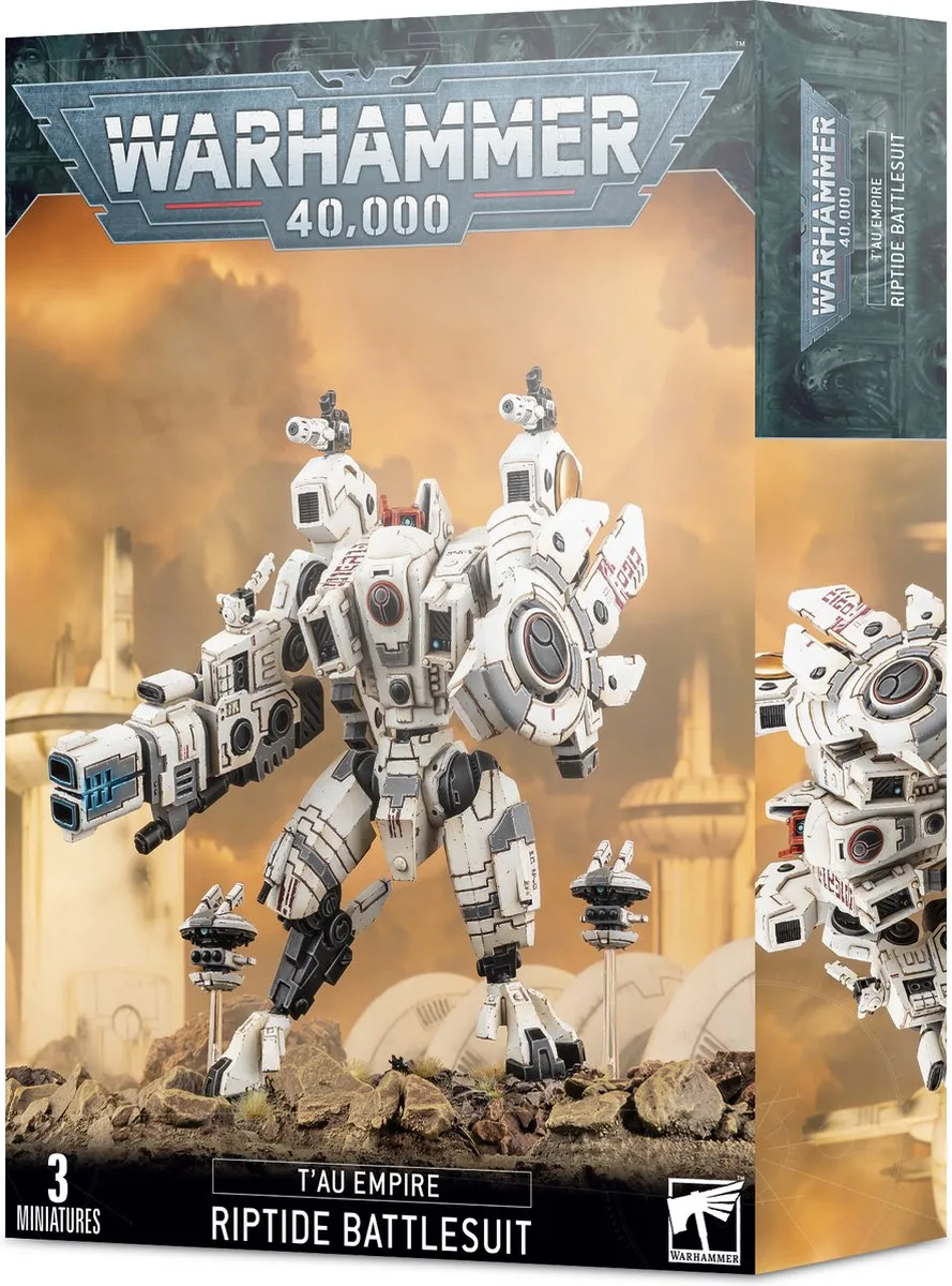 Games Workshop T'au Riptide Battlesuit 108 Onderdelen