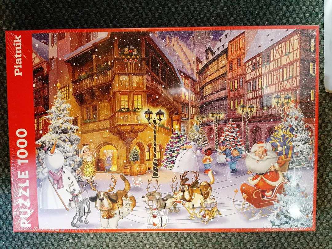 Piatnik Kerstdorp Puzzel 1000 Stuks - Multicolor