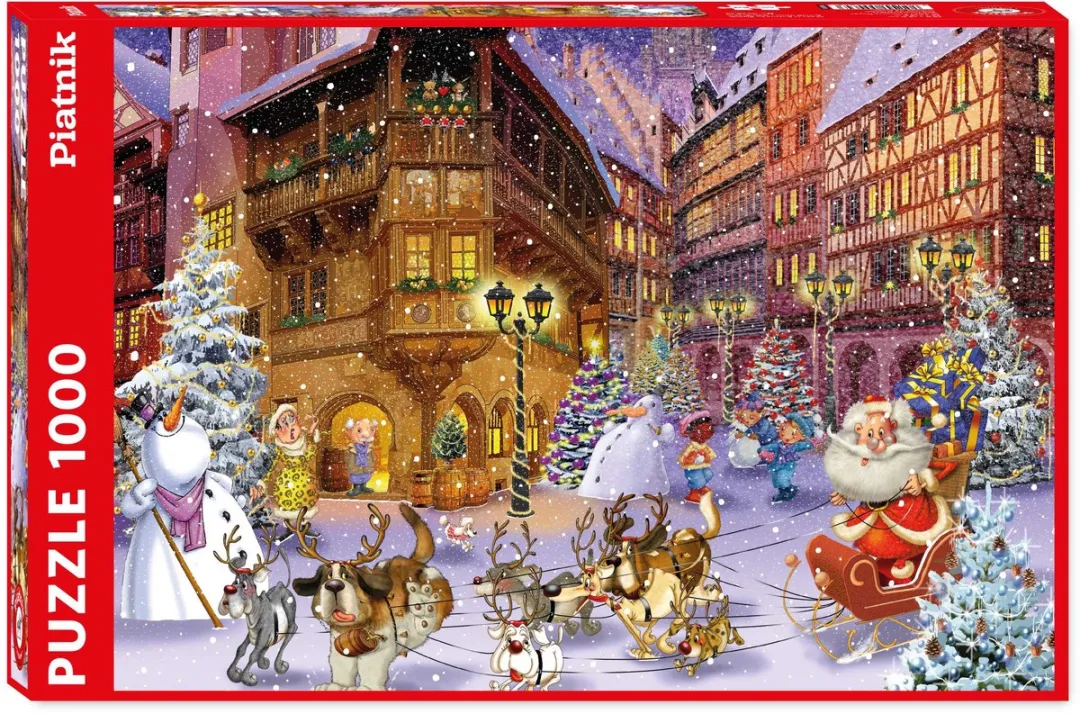 Piatnik Kerstdorp Puzzel 1000 Stuks