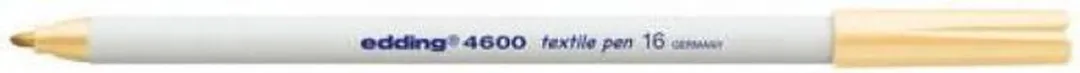 edding 4600 Textielpen Lichtoranje - 1mm - 1 Stuk