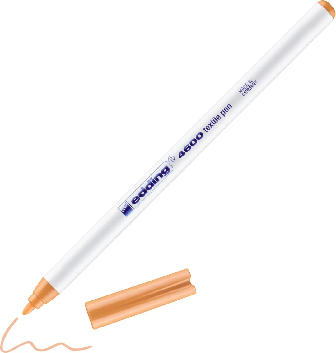 edding 4600 Textielpen Lichtoranje