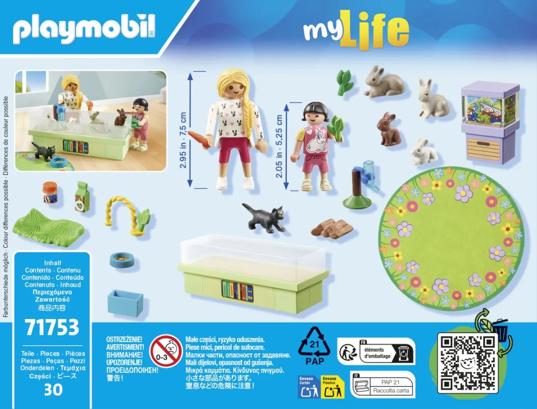 Playmobil Starter Pack Konijnenfamilie 71753 - Multicolor - afbeelding 6 van 6