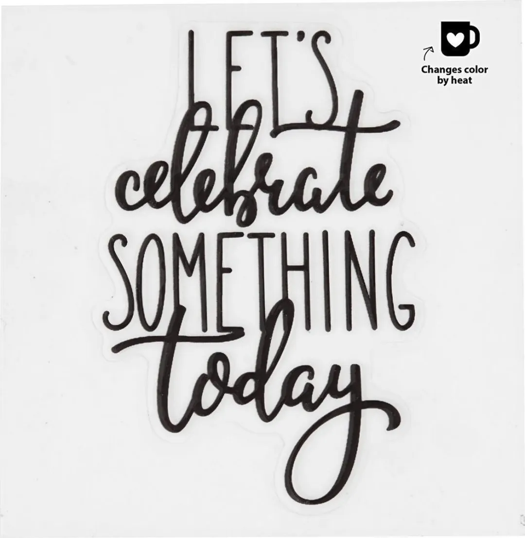Creativ Company Decoratiesticker Let's Celebrate 8x8cm