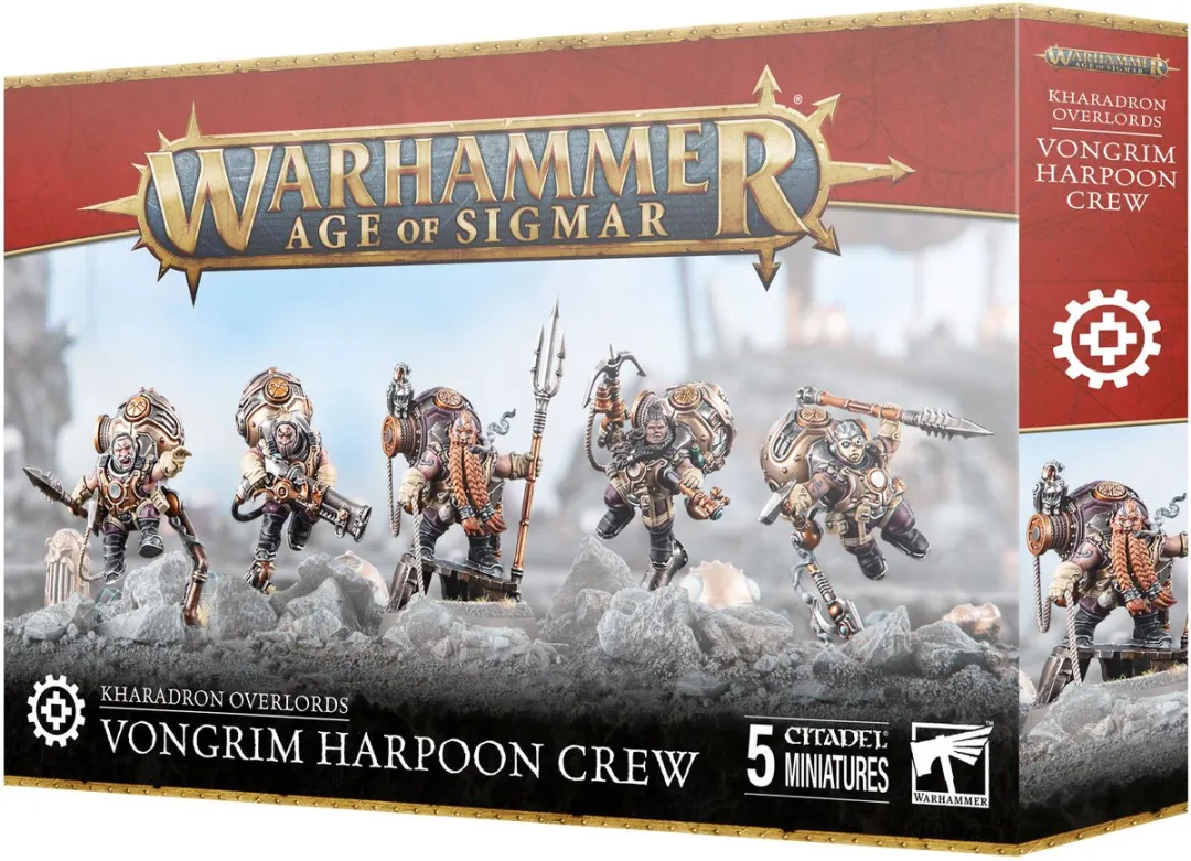 Games Workshop Kharadron Overlords Vongrim Harpoon Crew 117 Onderdelen