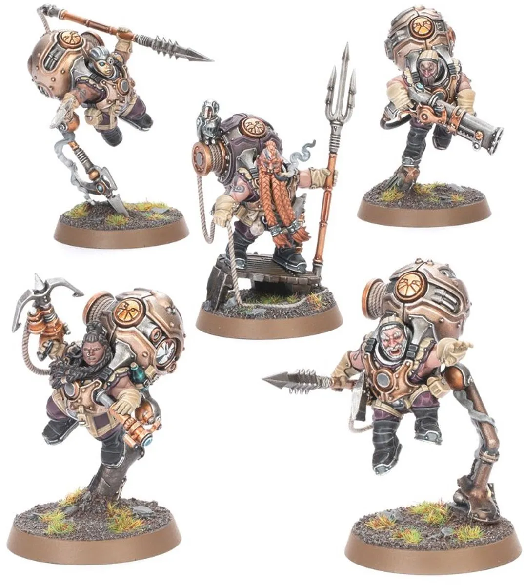 Games Workshop Kharadron Overlords Vongrim Harpoon Crew 117 Onderdelen