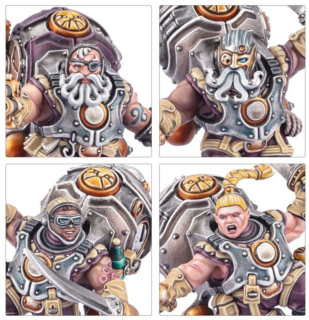 Games Workshop Kharadron Overlords Vongrim Harpoon Crew 117 Onderdelen