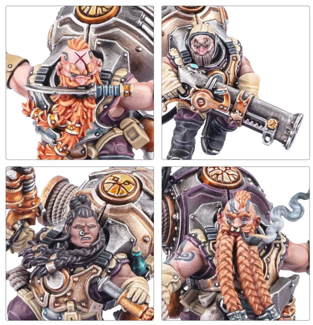 Games Workshop Kharadron Overlords Vongrim Harpoon Crew 117 Onderdelen