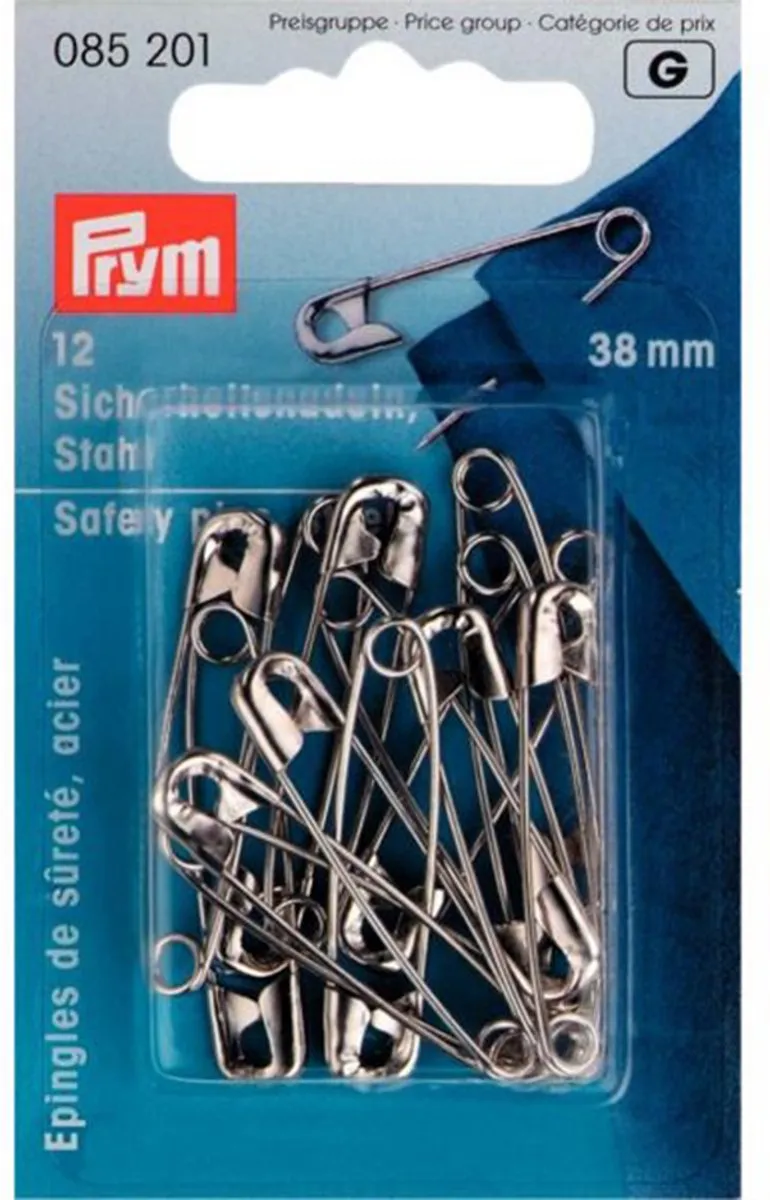 Prym Veiligheidsspelden 38mm - 12 Stuks