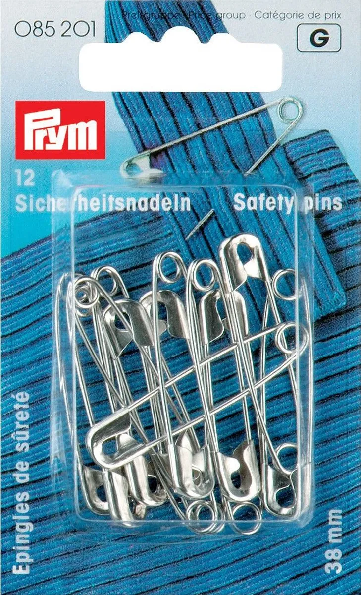 Prym Veiligheidsspelden 38mm - 12 Stuks