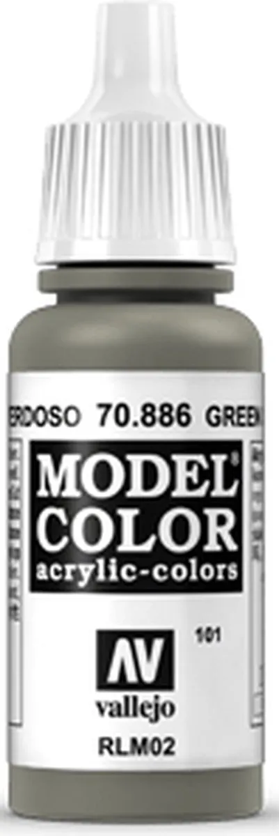 Vallejo Model Color Green Gray Acrylverf 17ml