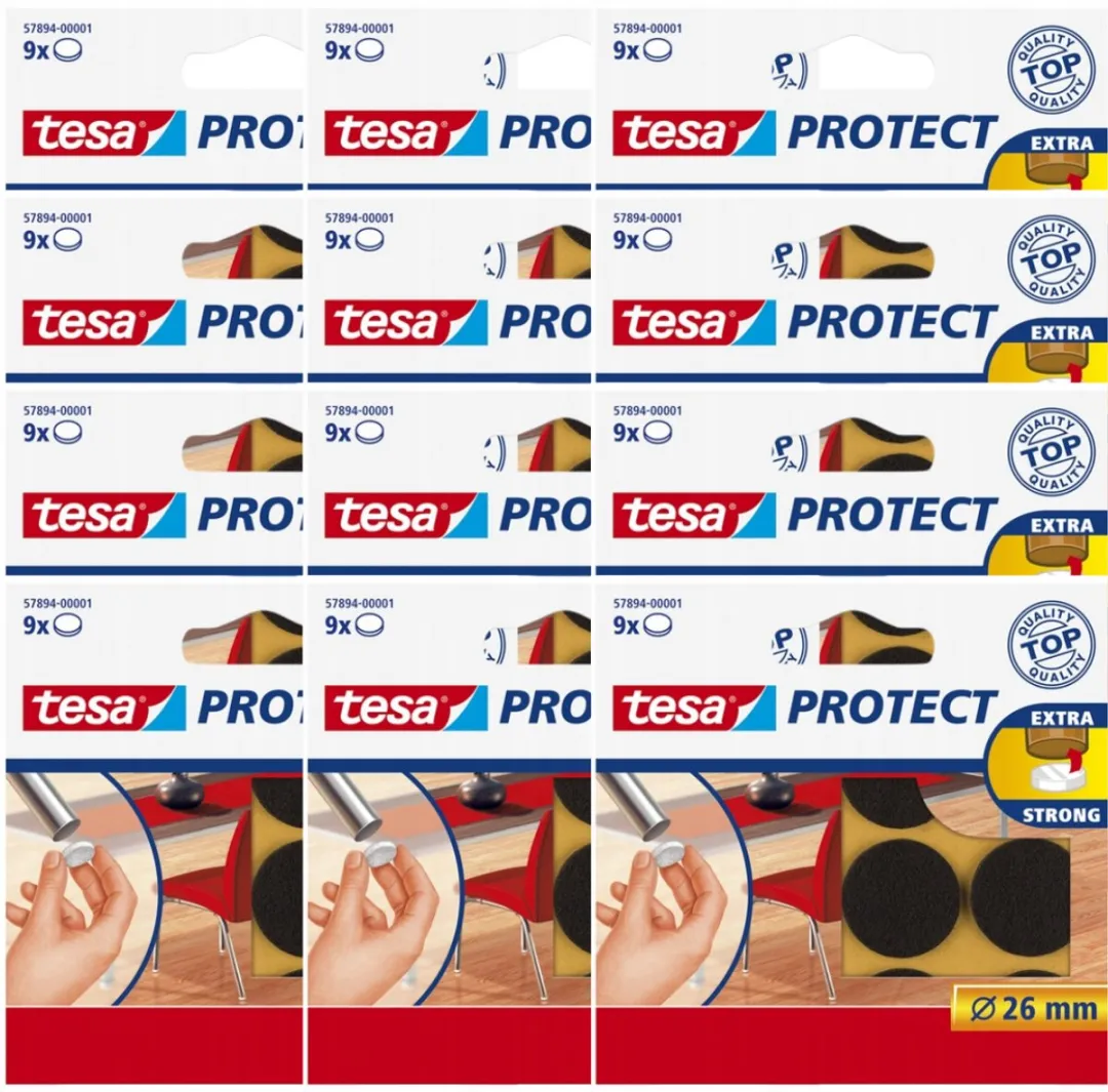 Tesa Protect Serie Ronde Vilten Pads Ø26mm
