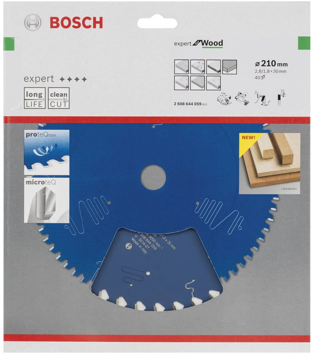 Bosch Expert Cirkelzaagblad HPL 190mm 56T - Laminaat