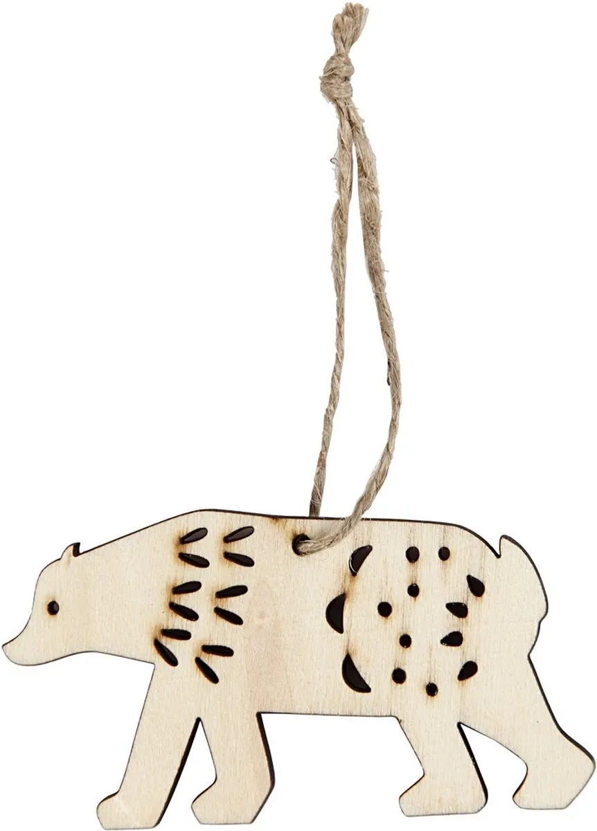 Creativ Company Creotime Houten IJsbeer 4,5cm