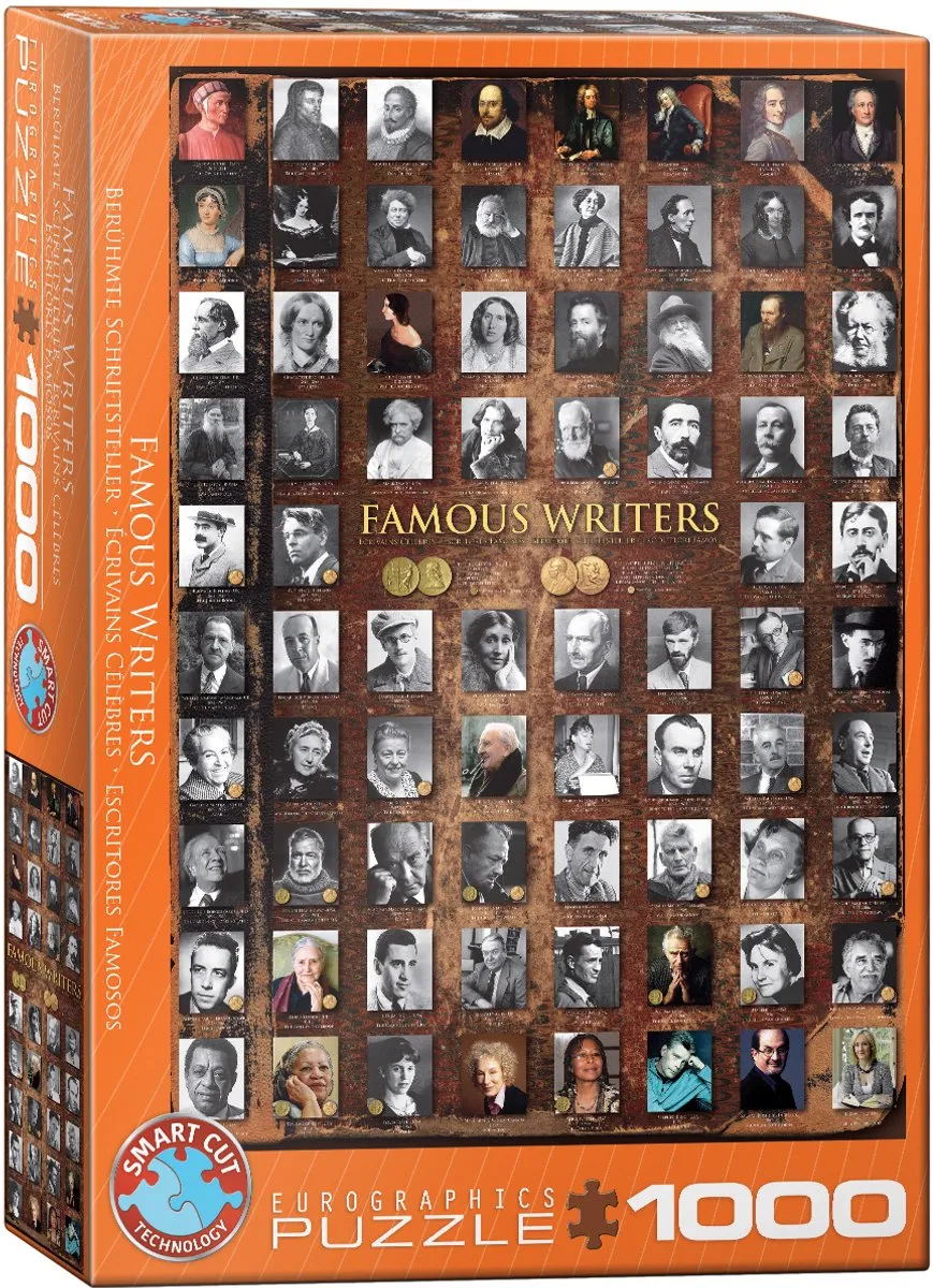 Eurographics Famous Writers Legpuzzel 1000 Stuks