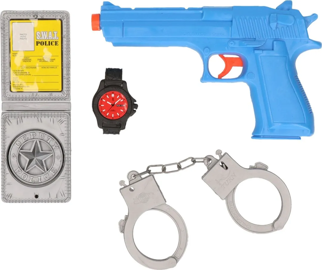 Jonotoys Politie pistool 13cm