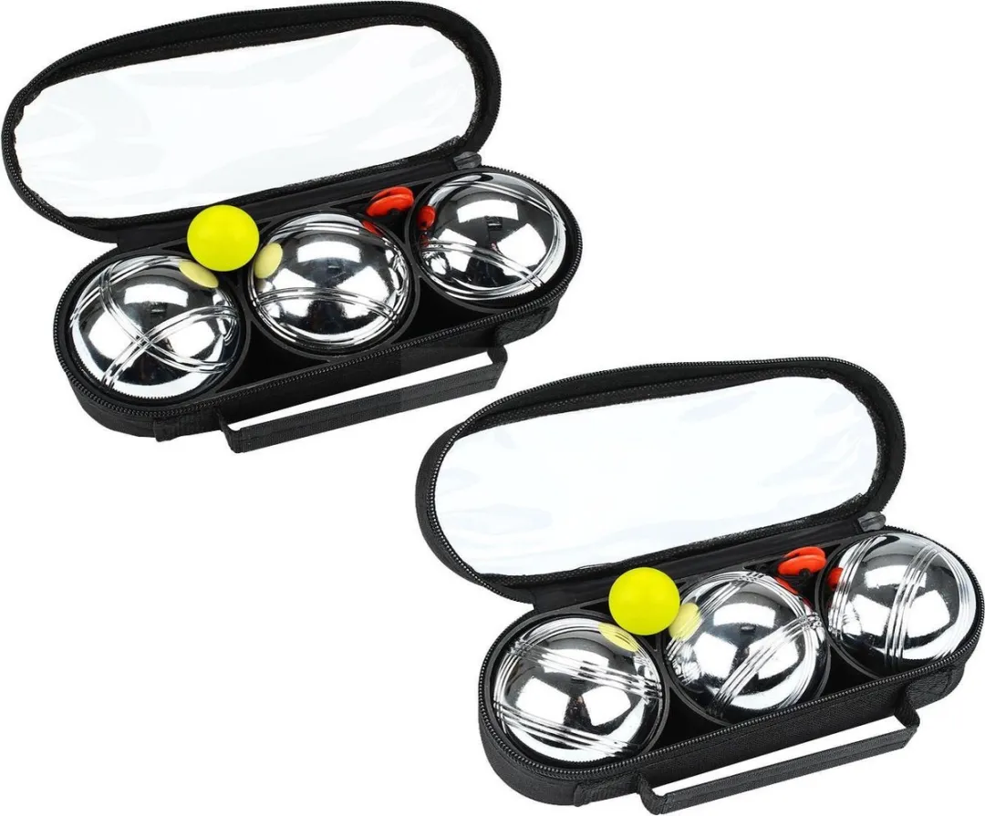 Puck Outdoor Games 2x3 Metalen Jeu de Boules Ballen