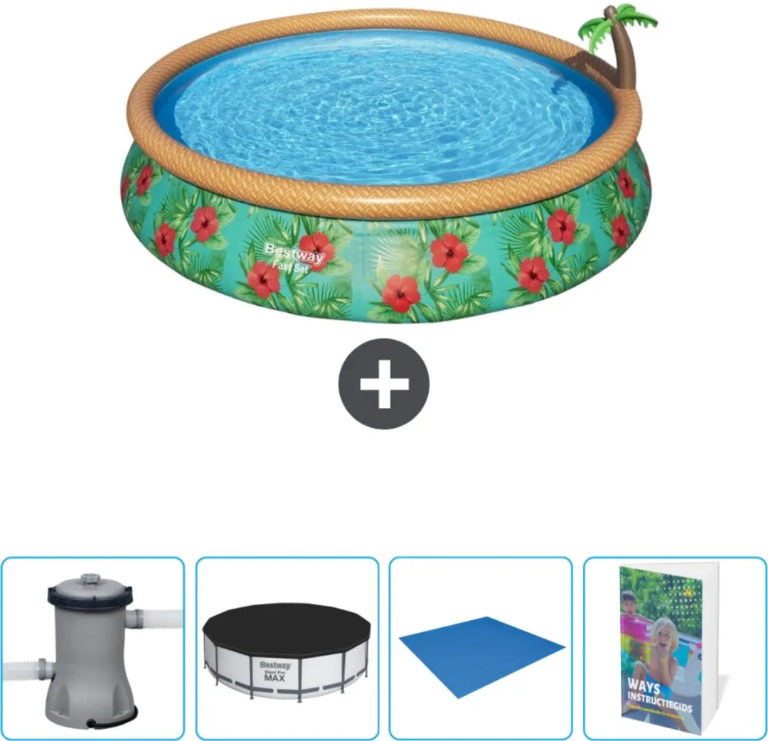 Bestway Fast Set Rond Zwembad 457x84cm