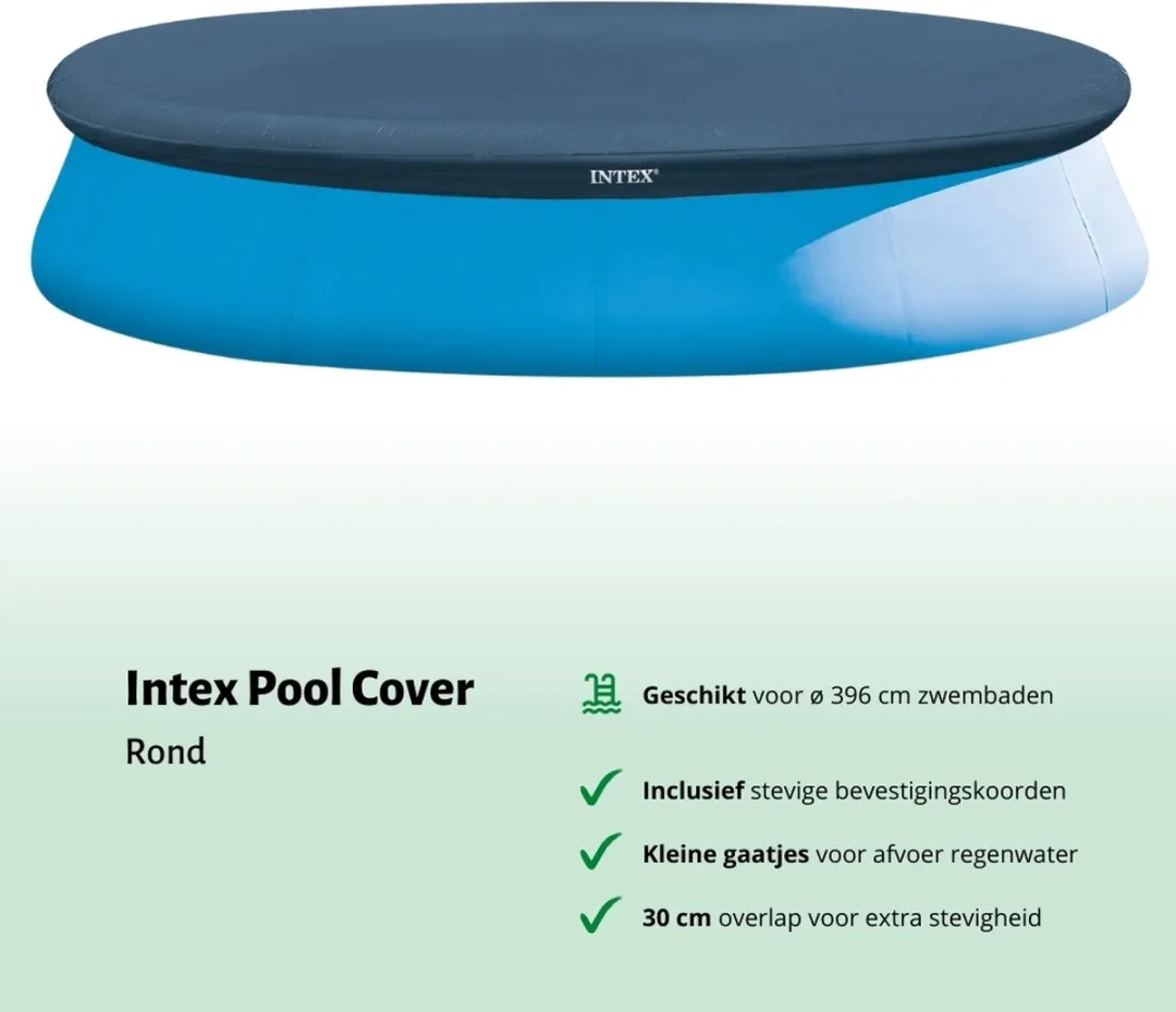 Intex Easy Set Zwembad 396x84cm - Blauw - 7290L