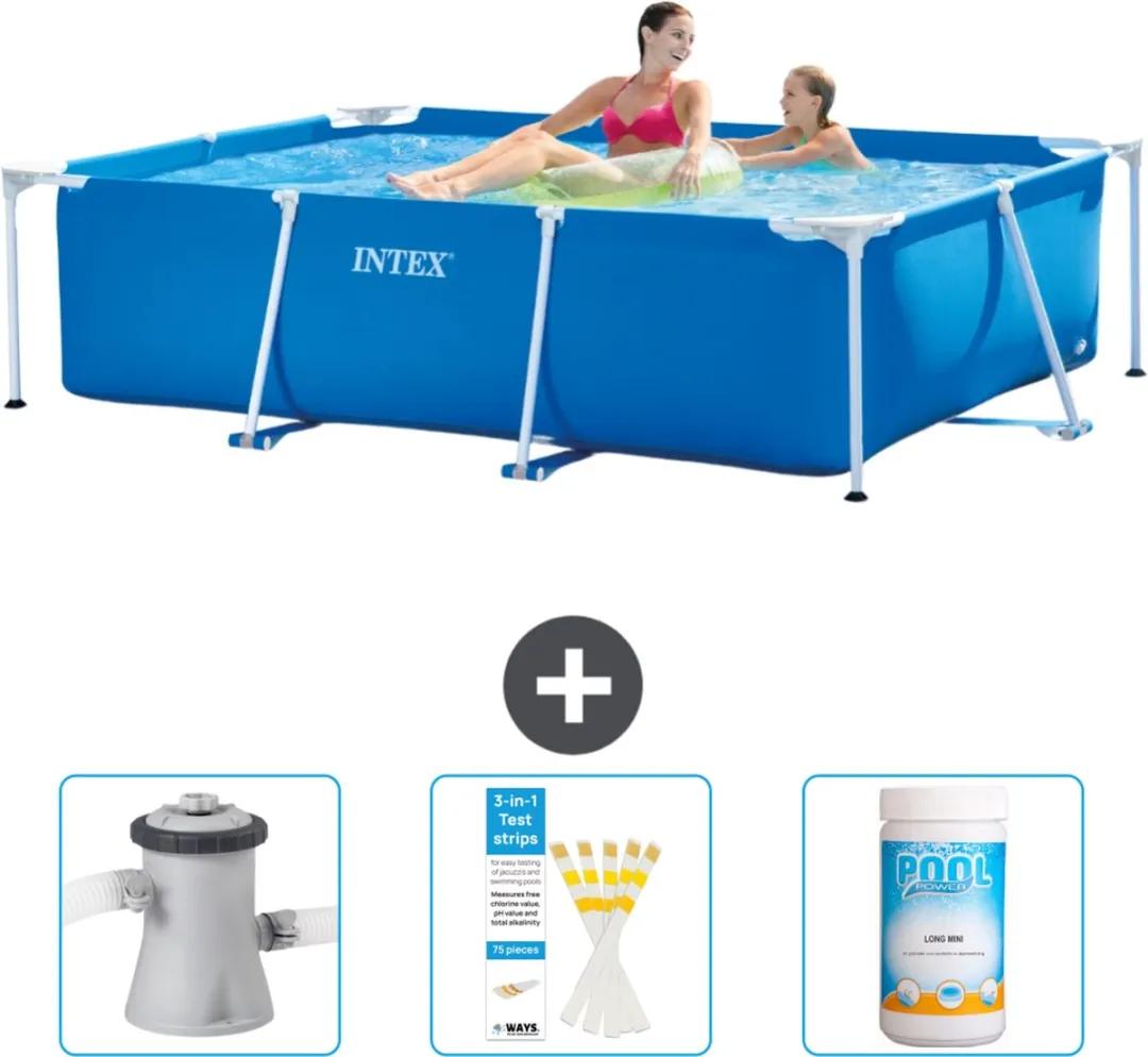Intex Rechthoekig Frame Zwembad 220x150x60cm