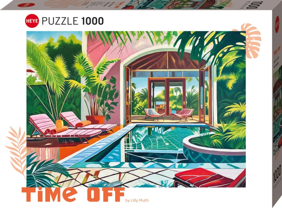Heye Pool Position Puzzel 1000 Stuks - Multicolor