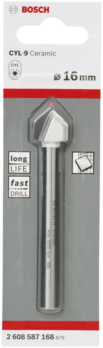 Bosch Tegelboren CYL-9 Ceramic 16x90mm - Metaal - afbeelding 6 van 6