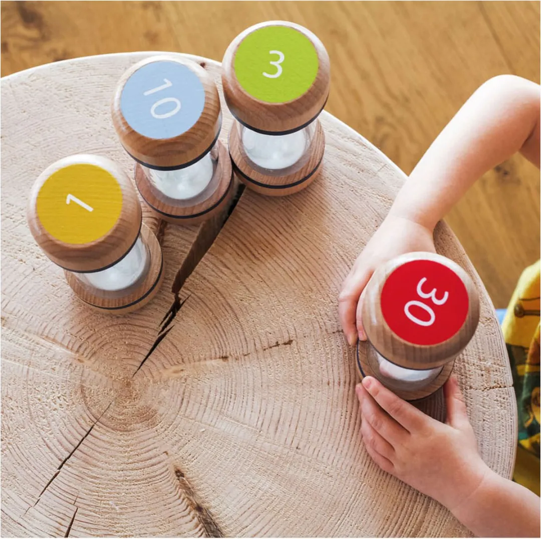 Small Foot Houten Zandlopers XL Set 4-delig