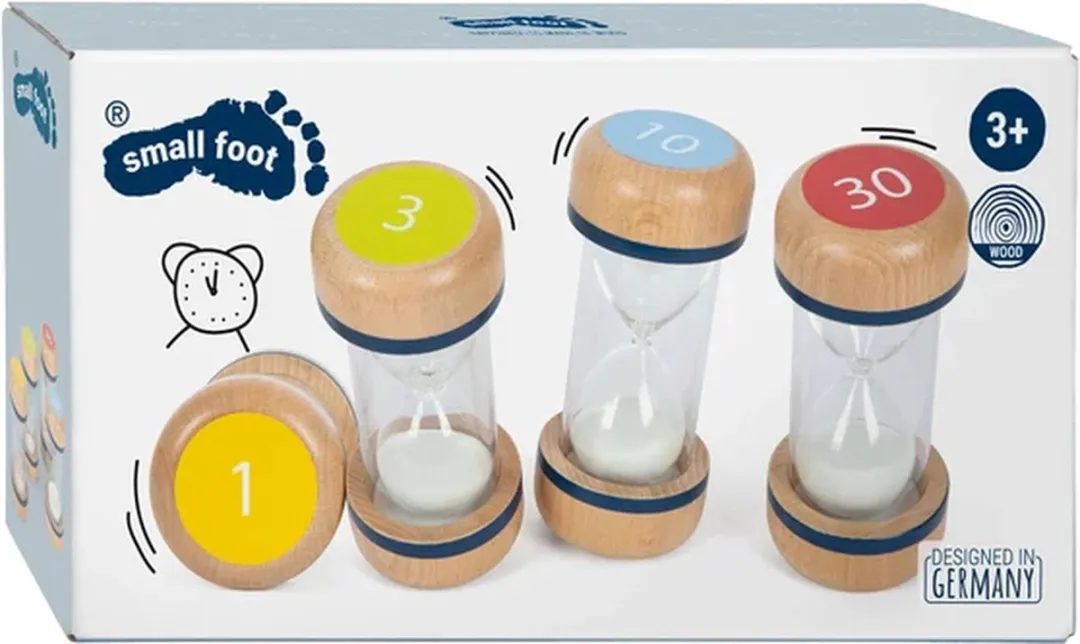 Small Foot Houten Zandlopers XL Set 4-delig