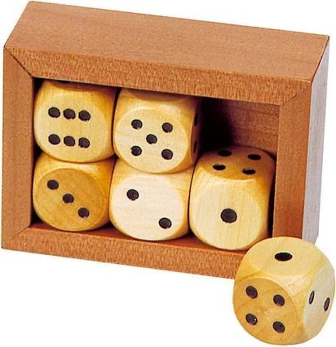 Goki Houten Dobbelstenen