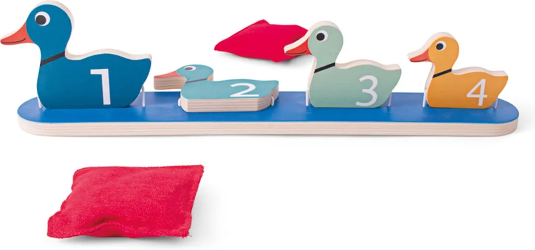 BS Toys Eendjes Op Rij Houten Werpspel