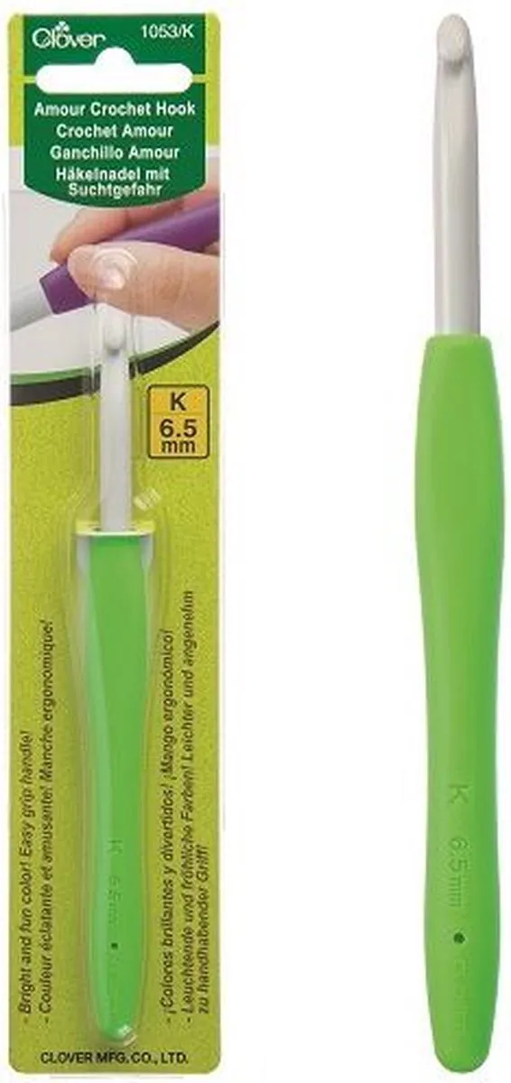 Clover Amour haaknaald 6.50mm - 3st