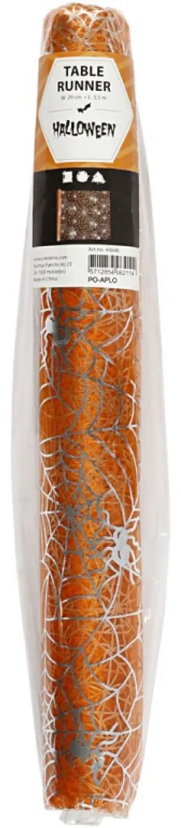 Creativ Company Tafelloper Halloween - Oranje
