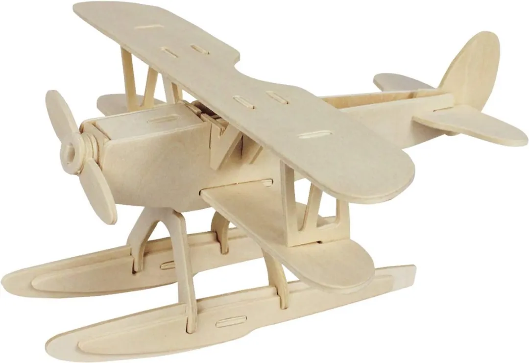 Marabu KiDS 3D Puzzel Watervliegtuig - 28 Stukjes - Hout