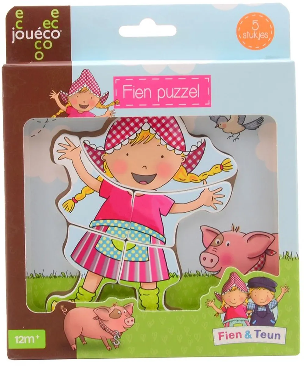 Johntoy Fien en Teun Puzzel 1000 Stuks JT80168 - Multicolor