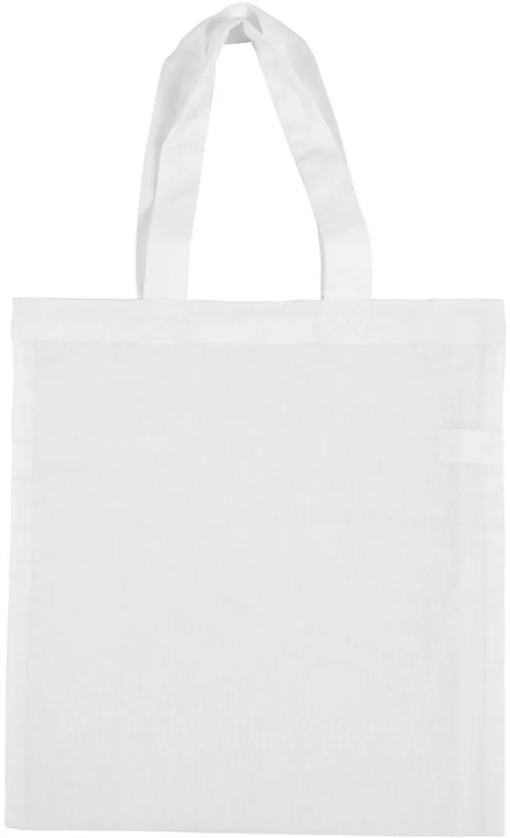 Creativ Company Katoenen Tas 28x30cm - Wit
