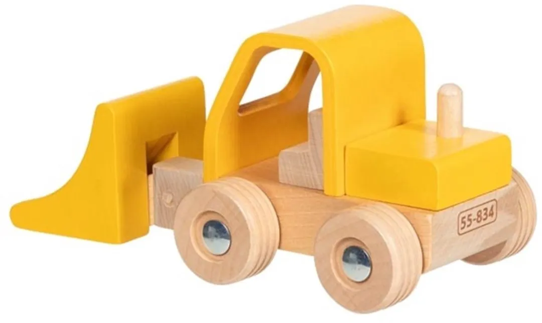 Goki Houten Wheel Loader GK55834 - Multicolor