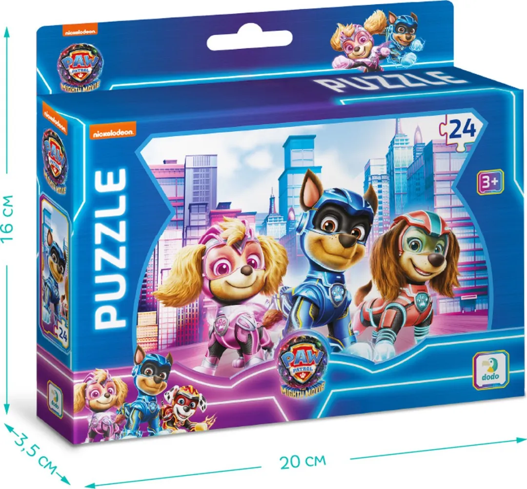Dodo Toys Paw Patrol The Mighty Movie Puzzel 24 Stuks - Skye & Zuma