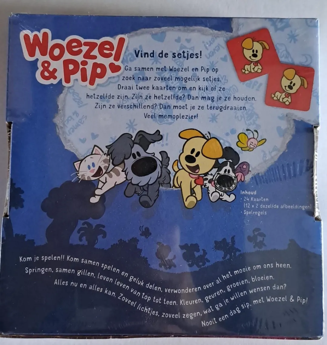 Woezel & Pip Memo Vind de Setjes - Multi