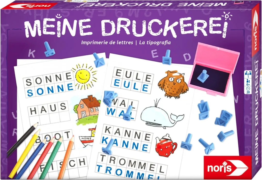 Noris Meine Druckerei Speelgoed Drukkerij 606049106 - Meerkleurig