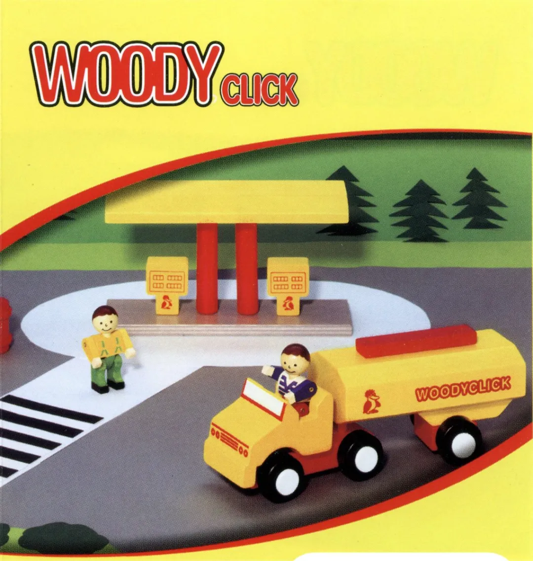 Beleduc Woody Click Tankauto + Tankstation